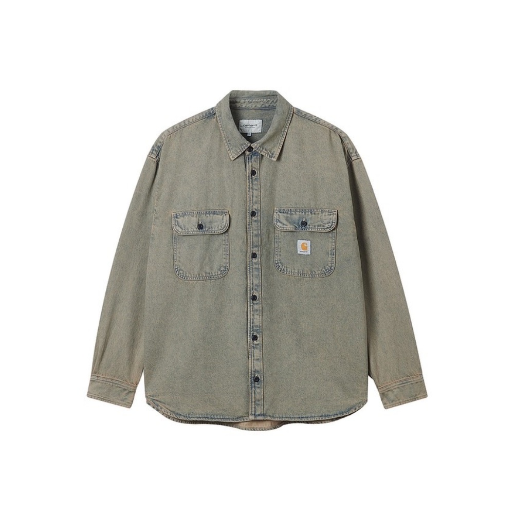 Джинсовая рубашка с логотипом Carhartt Wip, blx/черный
Джинсовая рубашка с логотипом Carhartt Wip, blx/черный