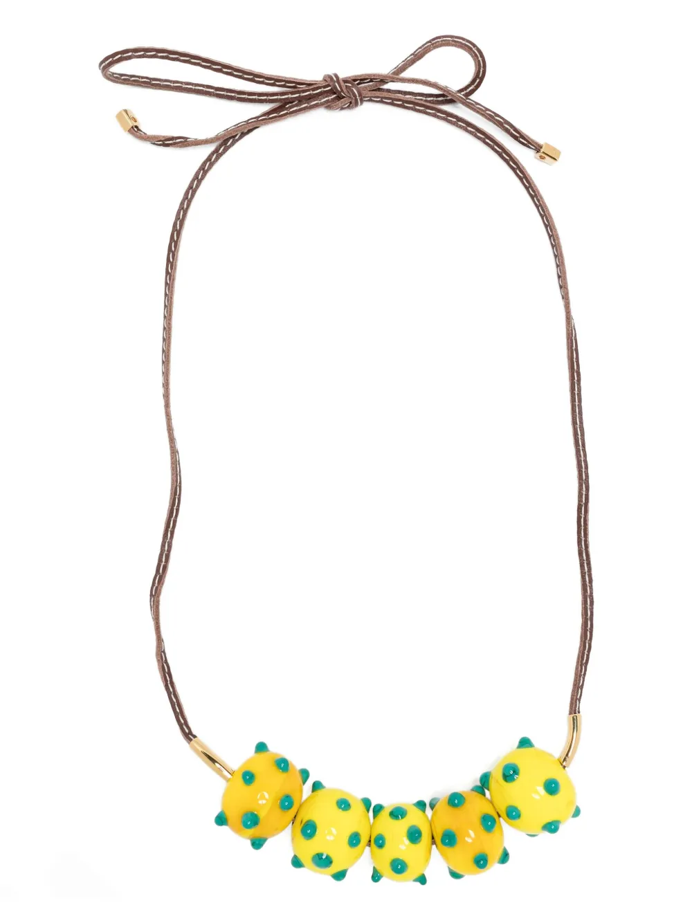 Колье с бусинами из муранского стекла colville, желтый
Колье с бусинами из муранского стекла colville, желтый