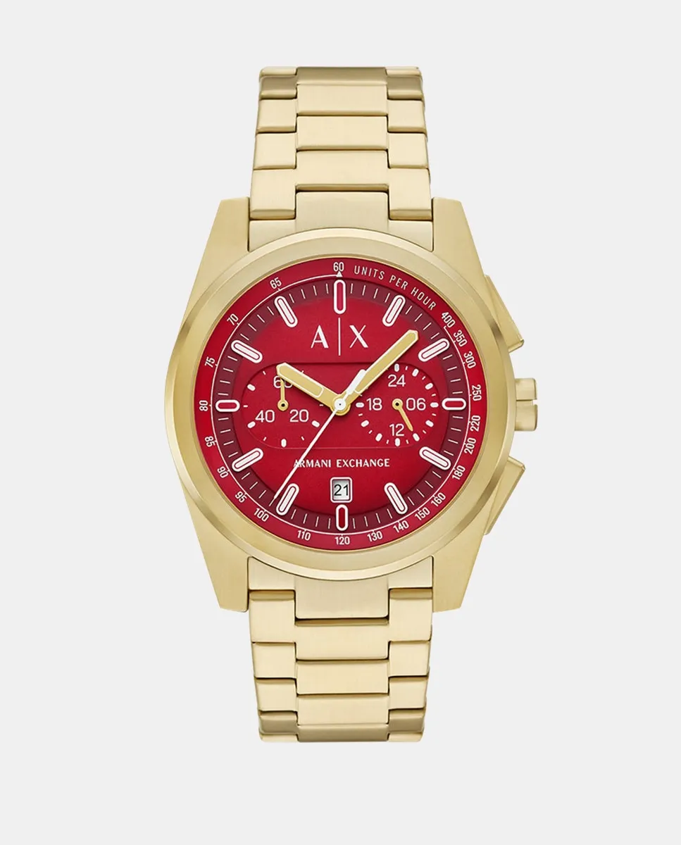 AX2863 Мужские часы-хронограф, золото, сталь Armani Exchange 
AX2863 Мужские часы-хронограф, золото, сталь Armani Exchange