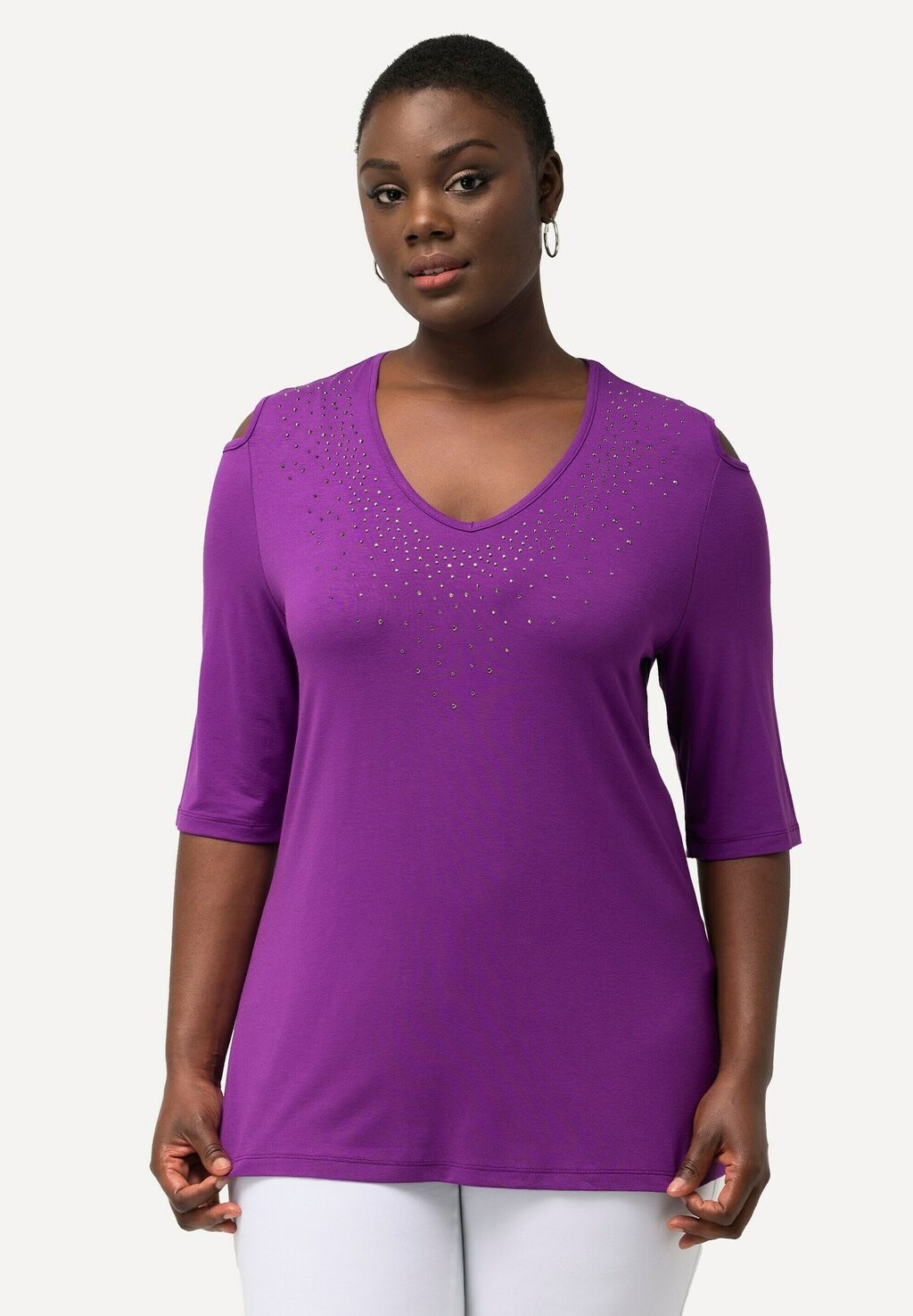 Топ с длинными рукавами Ulla Popken, фиолетовый
Топ с длинными рукавами Ulla Popken, фиолетовый