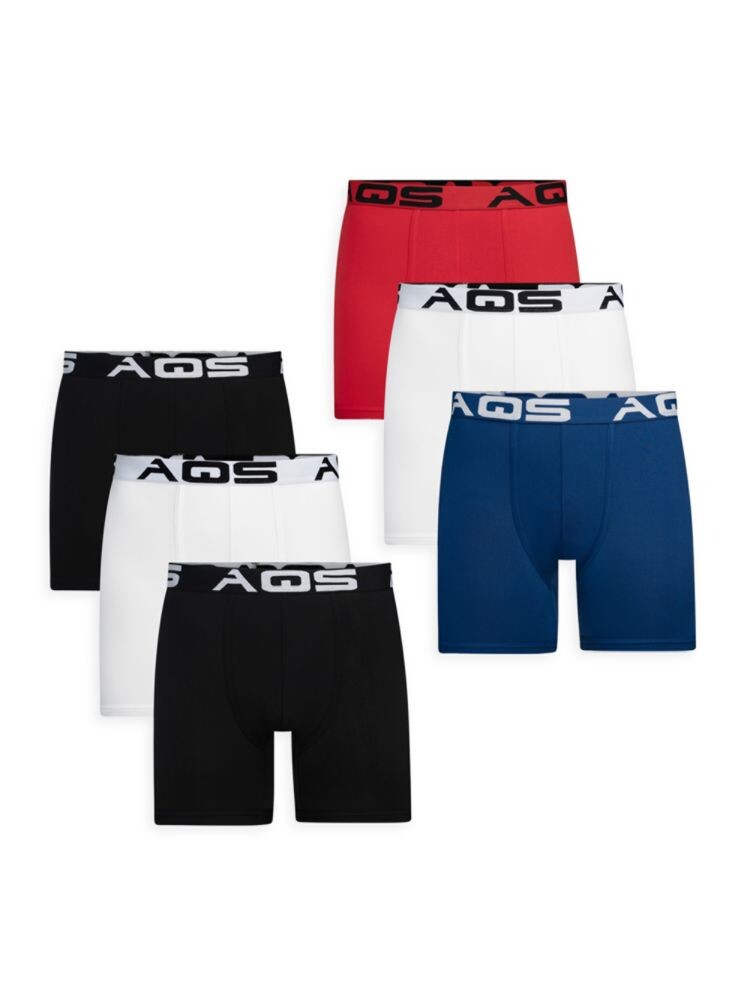 Набор из 6 трусов-боксеров в ассортименте Aqs, цвет Dark Blue Multi
Набор из 6 трусов-боксеров в ассортименте Aqs, цвет Dark Blue Multi