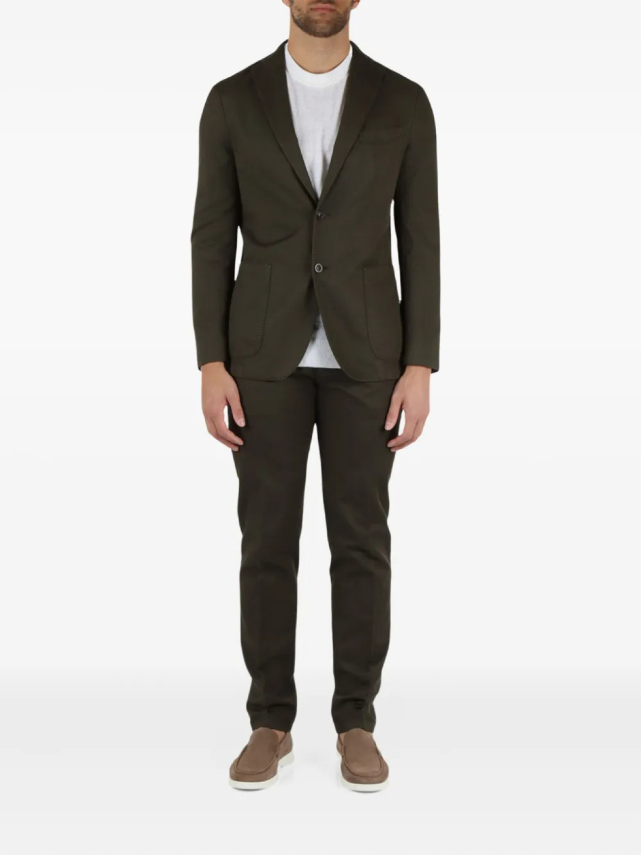 Однобортный костюм Boglioli, зеленый
Однобортный костюм Boglioli, зеленый