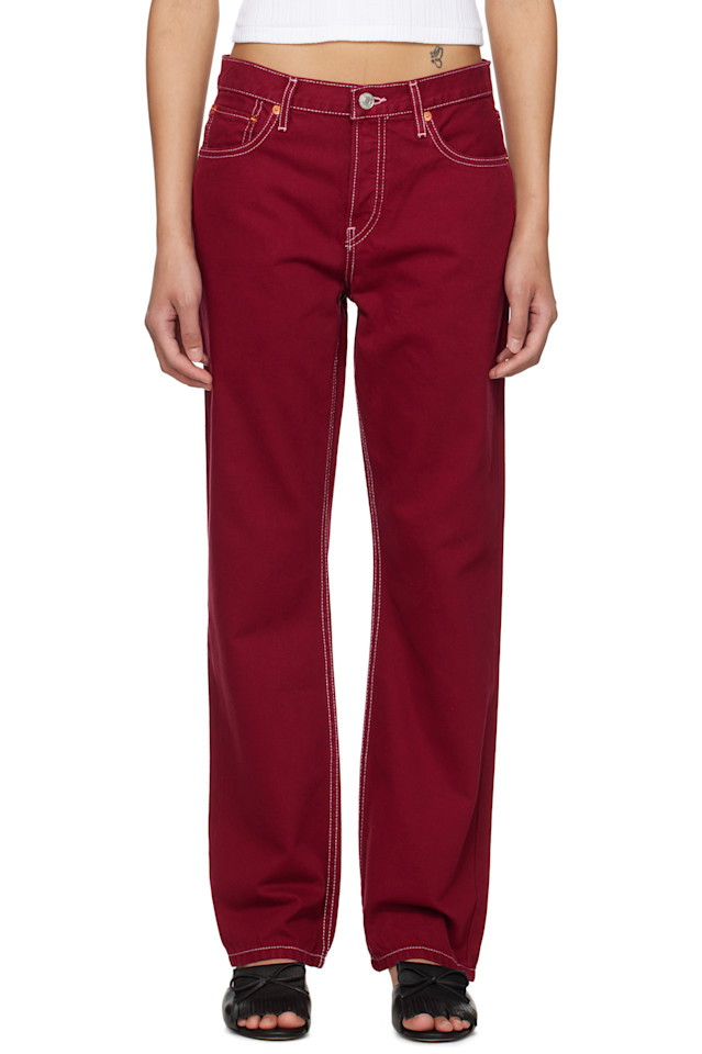 Стандартные джинсы Re/Done, цвет currant
Стандартные джинсы Re/Done, цвет currant