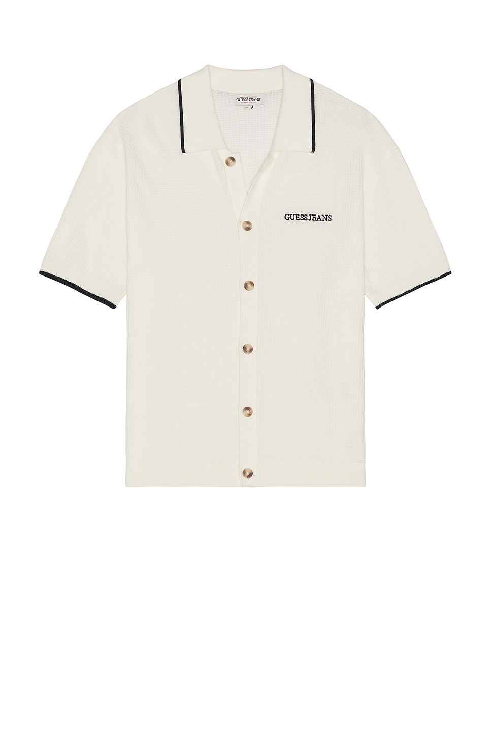 Вязаная рубашка на пуговицах Guess Jeans, warm white
Вязаная рубашка на пуговицах Guess Jeans, warm white