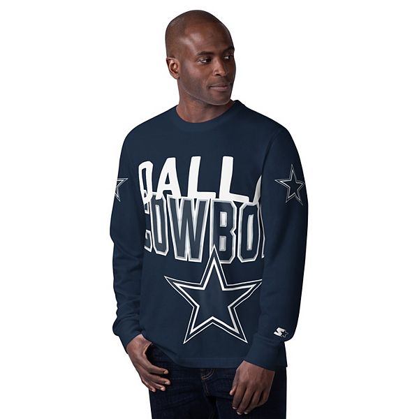 Мужская футболка с длинным рукавом Dallas Cowboys Clutch Hit в темно-синем цвете Starter
Мужская футболка с длинным рукавом Dallas Cowboys Clutch Hit в темно-синем цвете Starter