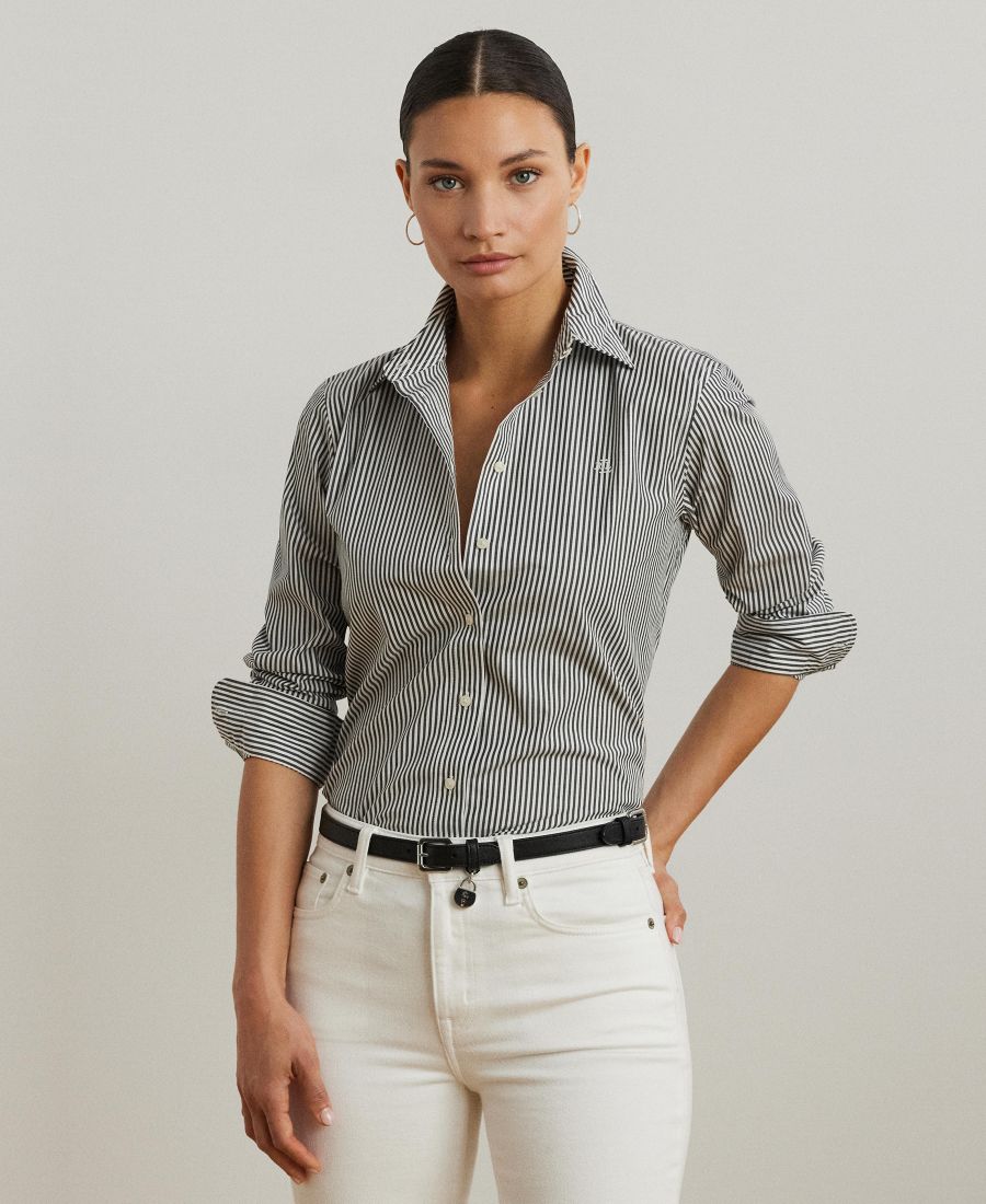 Не требующая глажки рубашка прямого кроя, размеры PXS - 3X Lauren Ralph Lauren, Black/White
Не требующая глажки рубашка прямого кроя, размеры PXS - 3X Lauren Ralph Lauren, Black/White