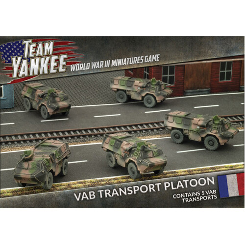 Фигурки Vab Transport Platoon (X5) Battlefront Miniatures
Фигурки Vab Transport Platoon (X5) Battlefront Miniatures