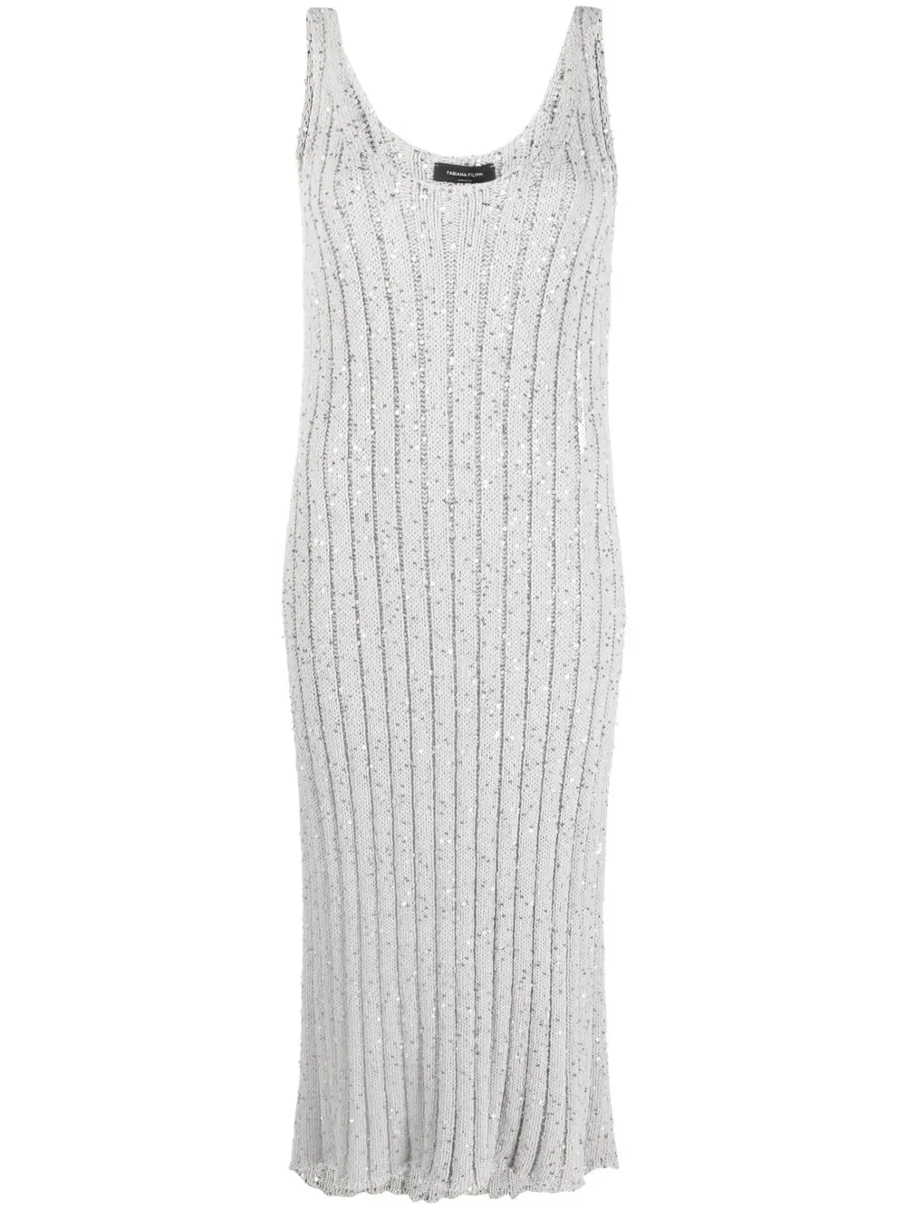 Трикотажное платье миди с пайетками Fabiana Filippi, серый
Трикотажное платье миди с пайетками Fabiana Filippi, серый