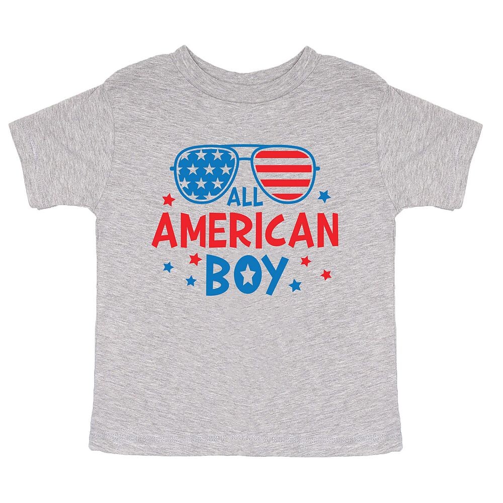 Солнцезащитные очки All American для мальчиков, футболка с короткими рукавами и рисунком для малышей The Juniper Shop, цвет Heather Grey
Солнцезащитные очки All American для мальчиков, футболка с короткими рукавами и рисунком для малышей The Juniper Shop, цвет Heather Grey