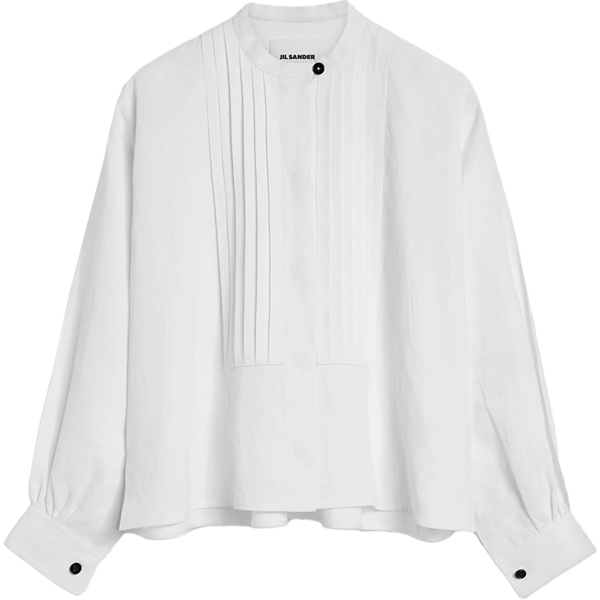 Рубашка с длинными рукавами и складками JIL SANDER, белый
Рубашка с длинными рукавами и складками JIL SANDER, белый