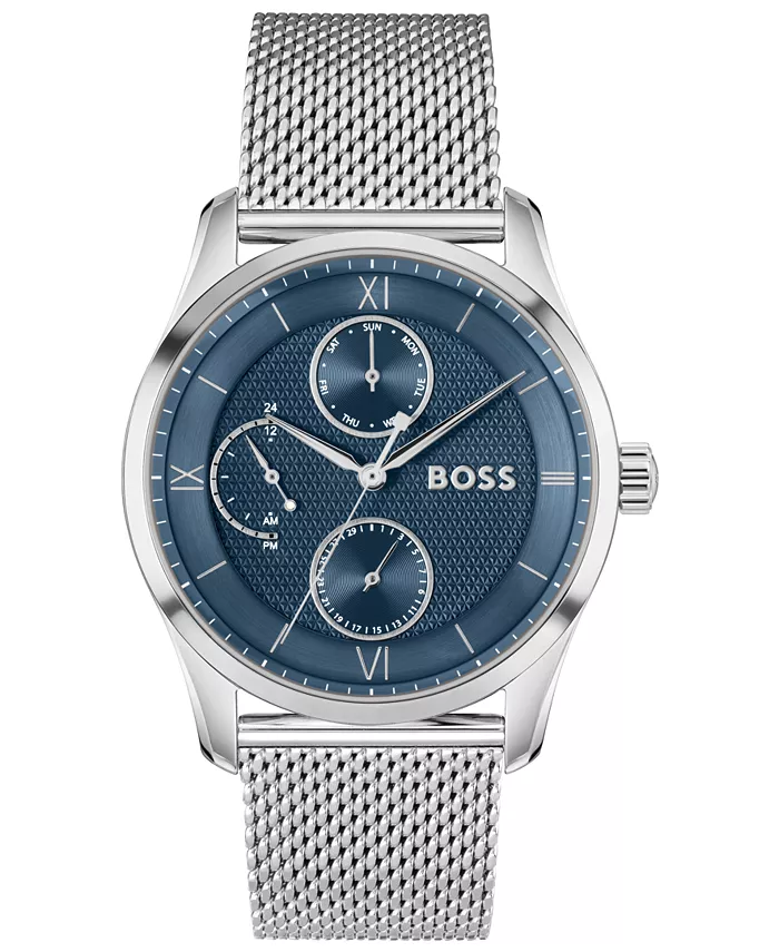 Мужские часы Principle Master Quartz Multifunction из нержавеющей стали, 41 мм Hugo Boss
Мужские часы Principle Master Quartz Multifunction из нержавеющей стали, 41 мм Hugo Boss