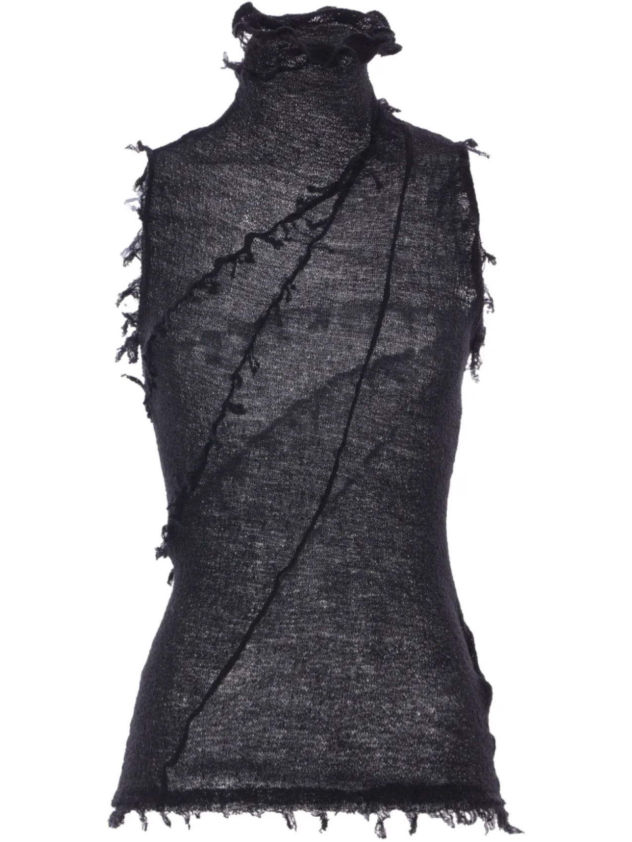 YEHUAFAN трикотажный топ без рукавов, черный
YEHUAFAN трикотажный топ без рукавов, черный