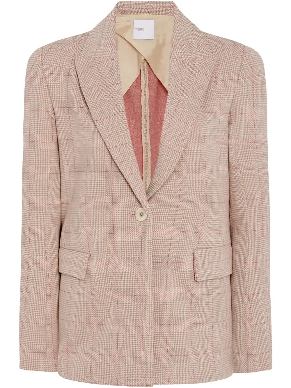 Пиджак в клетку Rosetta Getty, нейтральный 
Пиджак в клетку Rosetta Getty, нейтральный