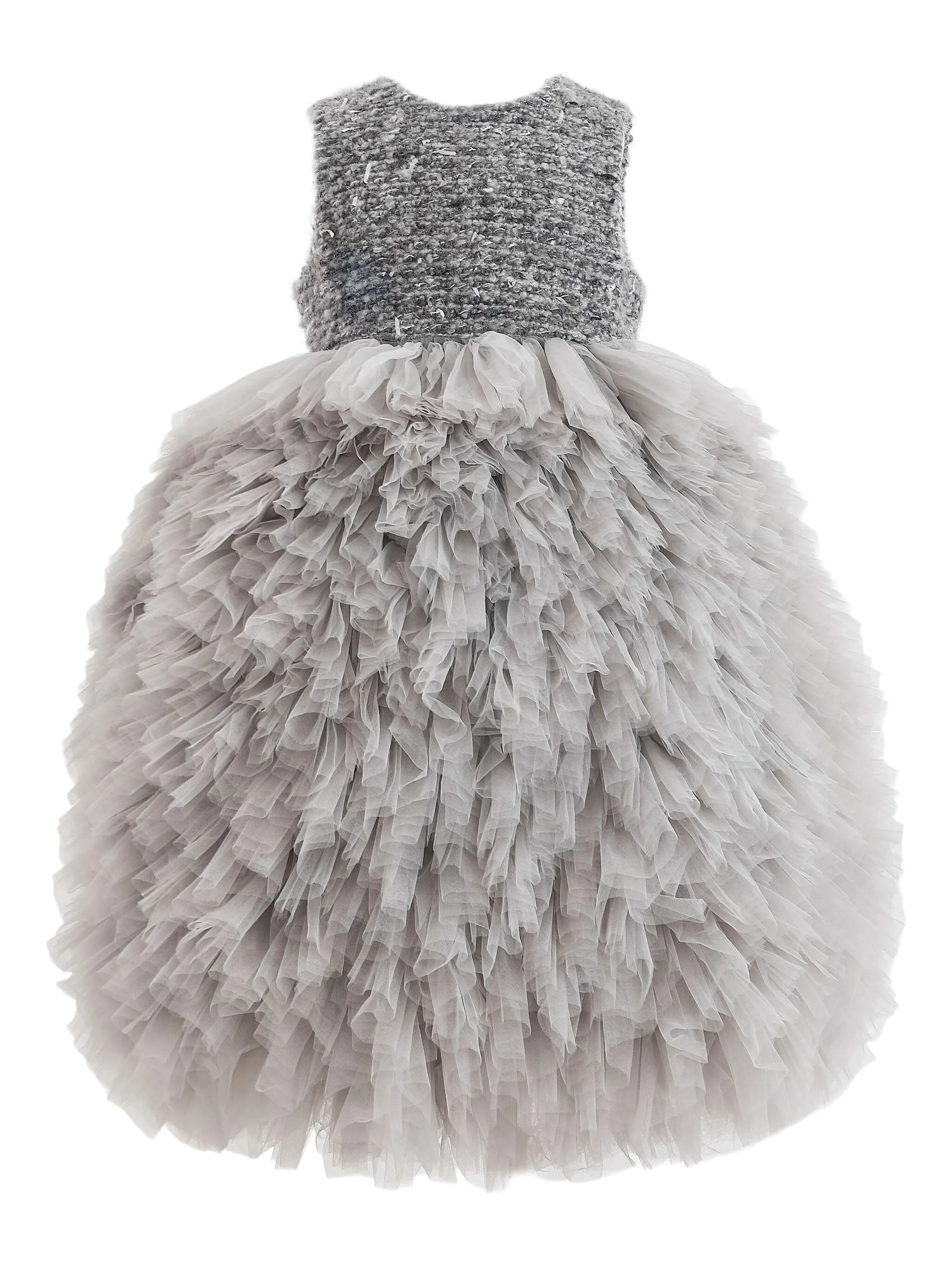 Фактурное платье из тюля Tulleen, серый
Фактурное платье из тюля Tulleen, серый