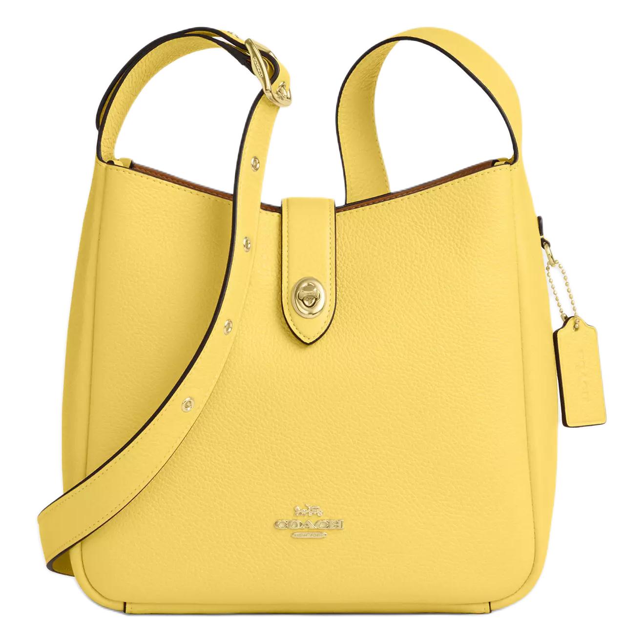 COACH Сумка через плечо Hadley Leather, средний размер, женская, желтая
COACH Сумка через плечо Hadley Leather, средний размер, женская, желтая