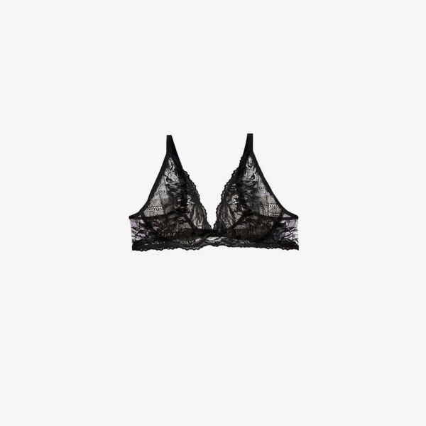 Бюстгальтер с глубоким вырезом Comfort из кружева лотоса Calvin Klein, черный
Бюстгальтер с глубоким вырезом Comfort из кружева лотоса Calvin Klein, черный