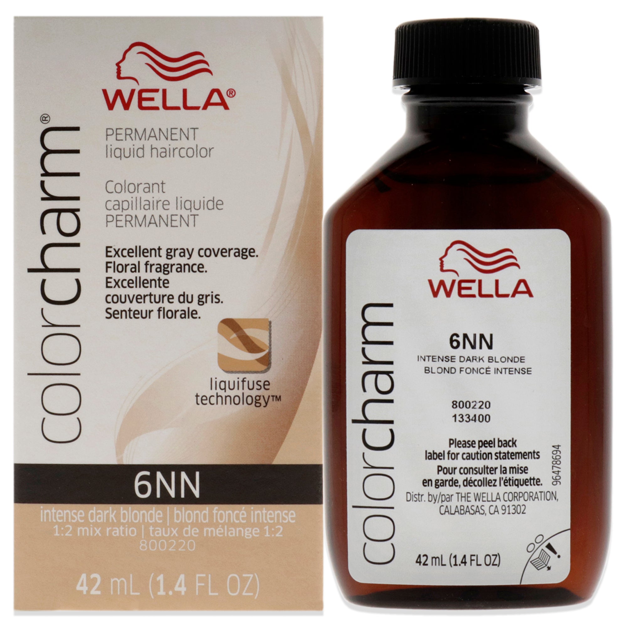 Стойкая жидкая краска для волос Color Charm - оттенок 6NN, насыщенный темно-русый, Wella, для мужчин и женщин - 1,42 унции Wella, 6Nn Intense Dark Blonde
Стойкая жидкая краска для волос Color Charm - оттенок 6NN, насыщенный темно-русый, Wella, для мужчин и женщин - 1,42 унции Wella, 6Nn Intense Dark Blonde