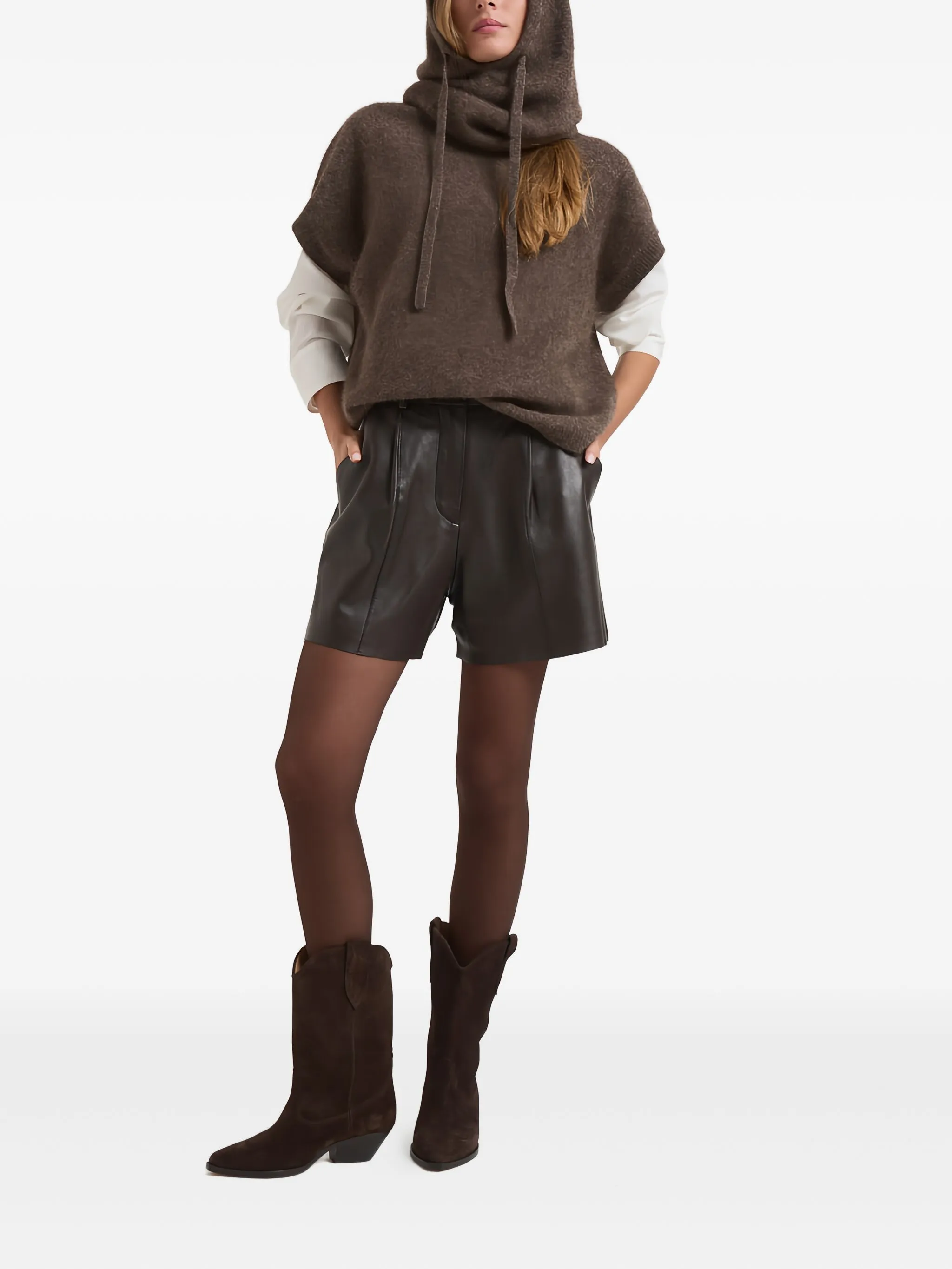 Топ с капюшоном P.A.R.O.S.H., коричневый
Топ с капюшоном P.A.R.O.S.H., коричневый