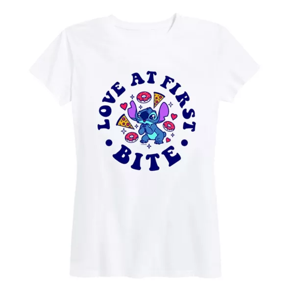 Футболка женская Lilo & Stitch "Любовь с первого укуса" с принтом Disney, белый
Футболка женская Lilo & Stitch "Любовь с первого укуса" с принтом Disney, белый