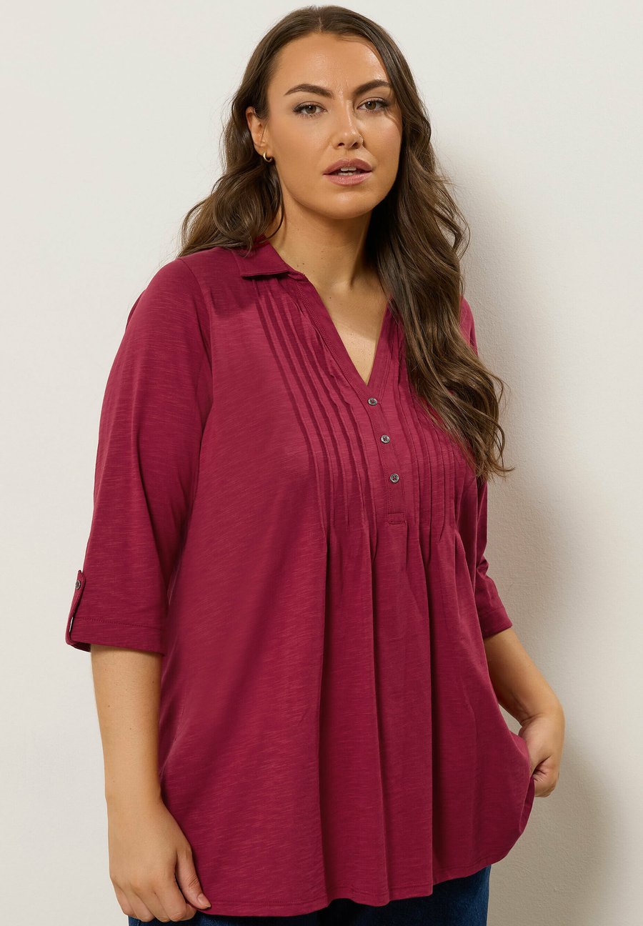 Блуза Evans PINTUCK HENLEY, Red
Блуза Evans PINTUCK HENLEY, Red