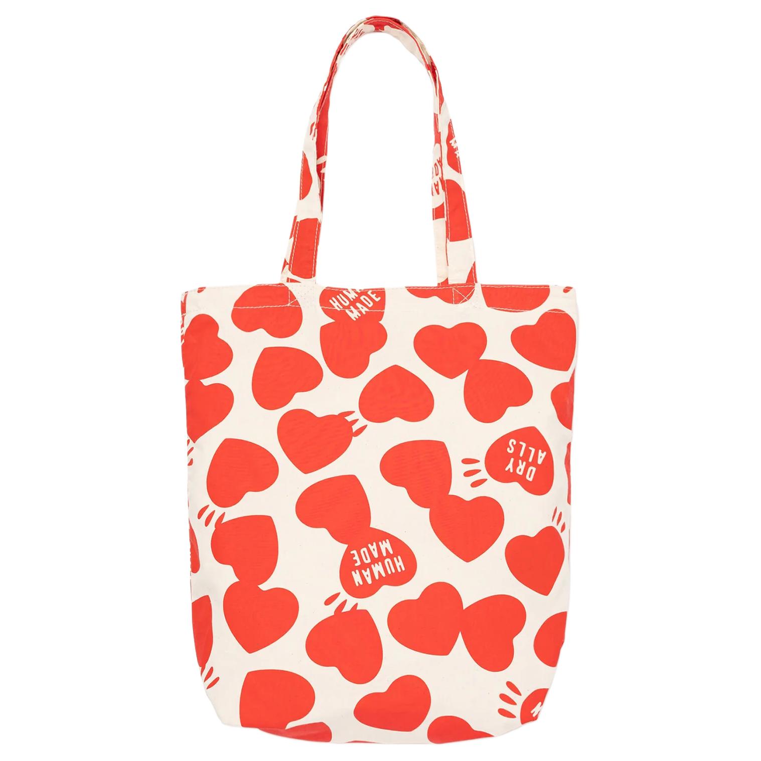 HUMAN MADE Хлопковая тканевая сумка-шоппер Regular Women's Red
HUMAN MADE Хлопковая тканевая сумка-шоппер Regular Women's Red