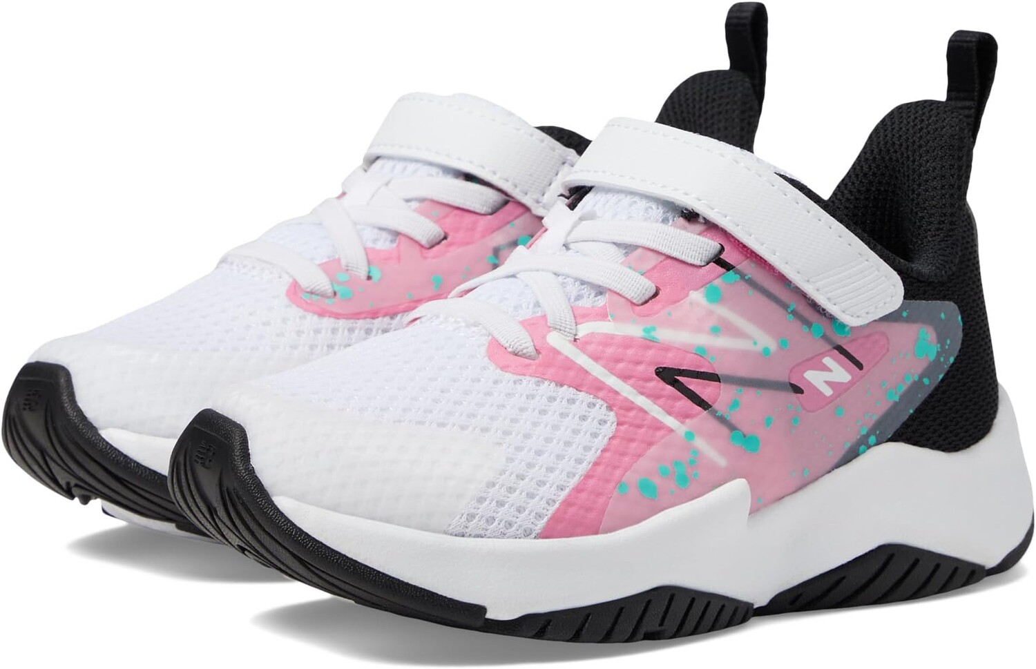 Кроссовки New Balance Kids Rave Run v2 Bungee Lace with Hook-and-Loop Top Strap, цвет White/Real Pink
Кроссовки New Balance Kids Rave Run v2 Bungee Lace with Hook-and-Loop Top Strap, цвет White/Real Pink