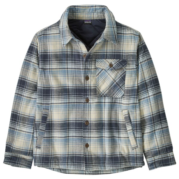 Детская легкая утепленная куртка-фьорд - рубашка Patagonia, синий
Детская легкая утепленная куртка-фьорд - рубашка Patagonia, синий