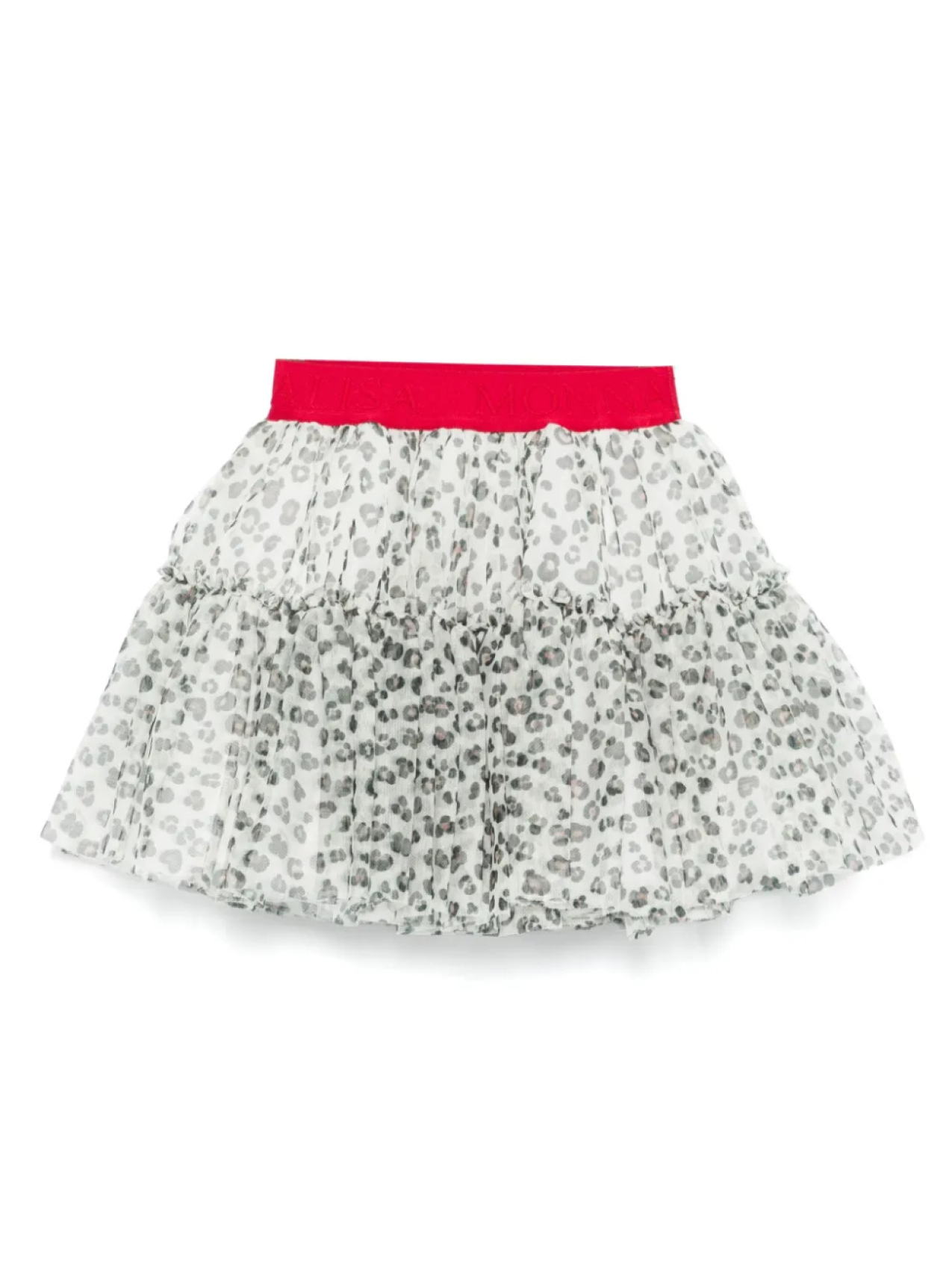 Пышная юбка с леопардовым принтом Monnalisa, белый
Пышная юбка с леопардовым принтом Monnalisa, белый