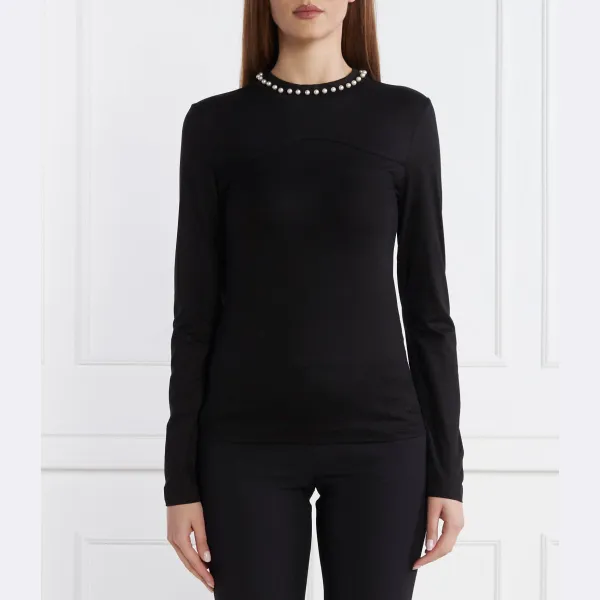 Блузка стандартного кроя с декором Lslv Karl Lagerfeld, черный
Блузка стандартного кроя с декором Lslv Karl Lagerfeld, черный