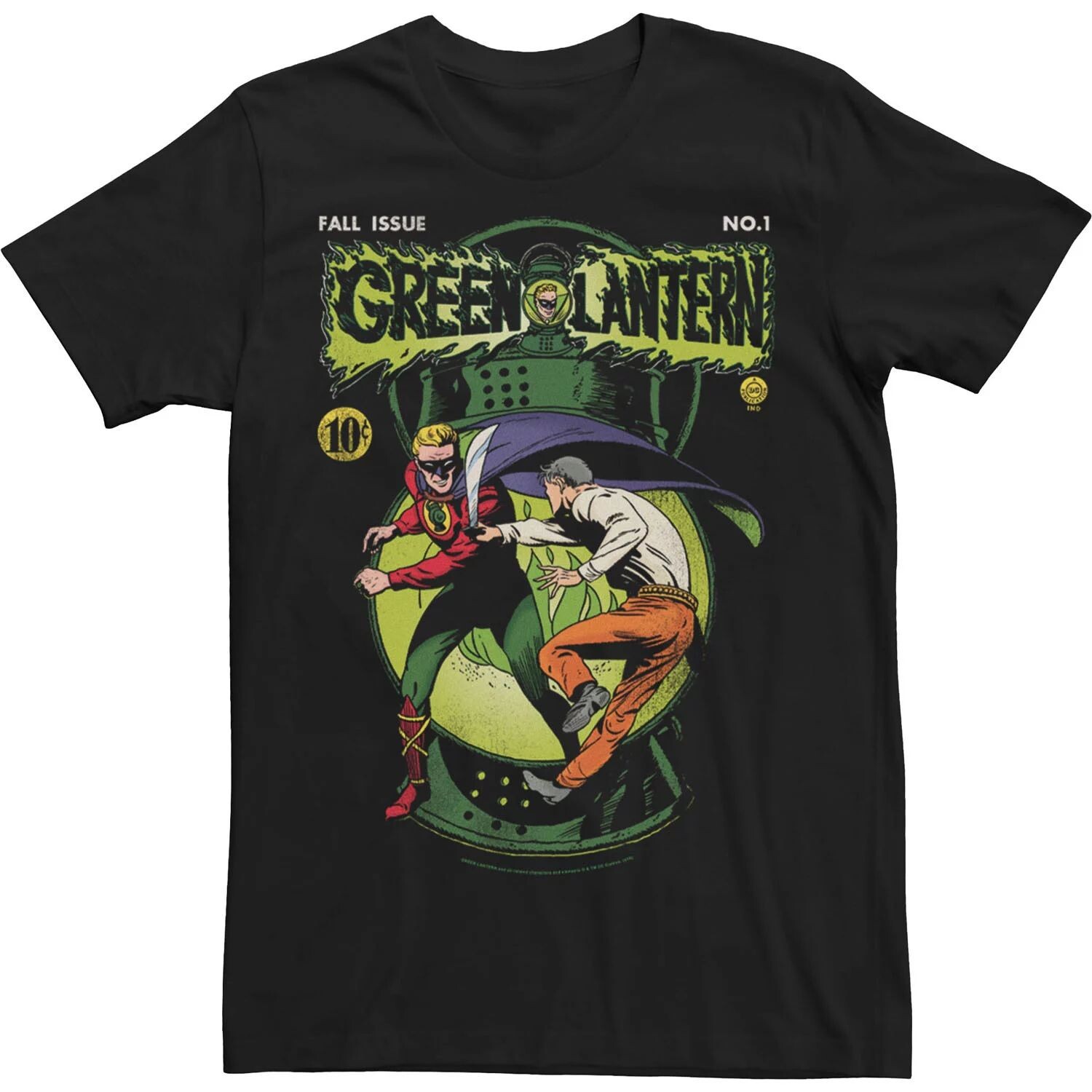 Мужская классическая футболка с рисунком комиксов Green Lantern Licensed Character
Мужская классическая футболка с рисунком комиксов Green Lantern Licensed Character
