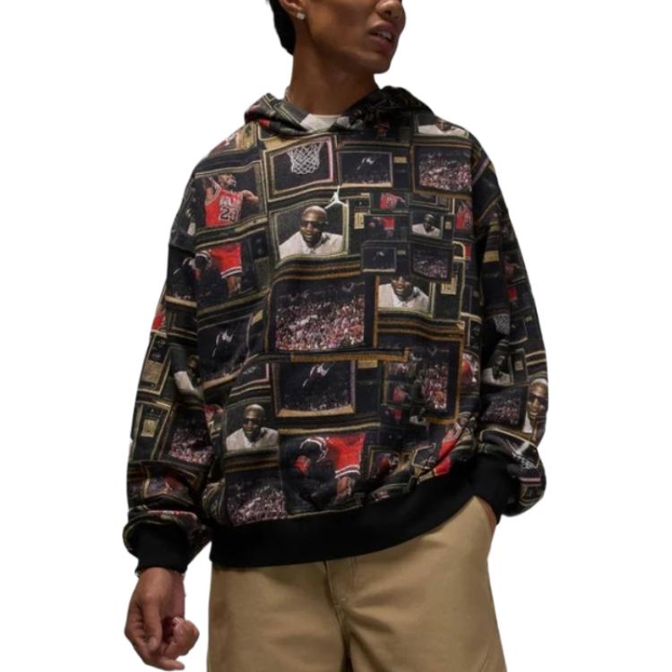 Принт худи Jordan, черный
Принт худи Jordan, черный