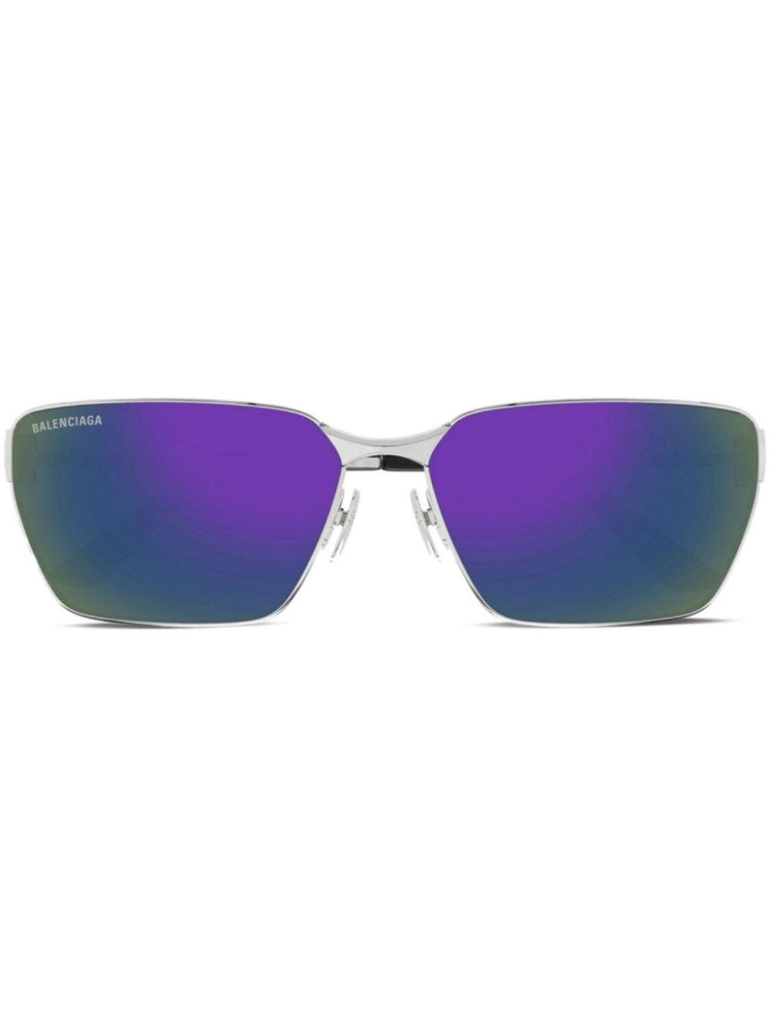 Солнцезащитные очки в квадратной оправе Balenciaga Eyewear, серебряный
Солнцезащитные очки в квадратной оправе Balenciaga Eyewear, серебряный