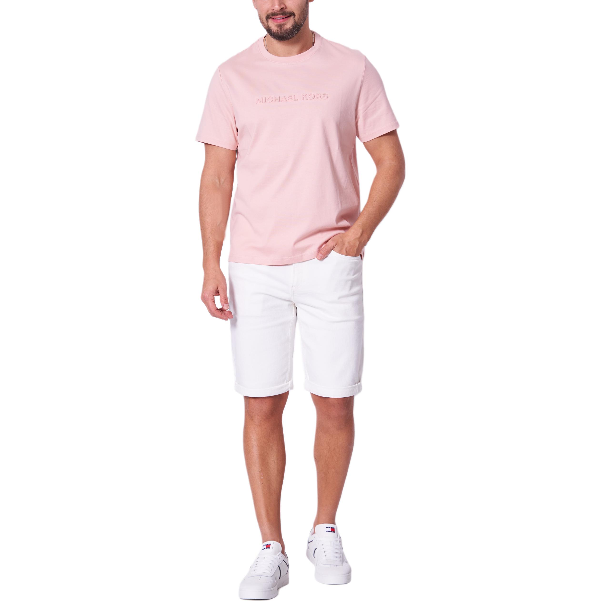 Футболка с тисненым логотипом MICHAEL KORS, розовый
Футболка с тисненым логотипом MICHAEL KORS, розовый