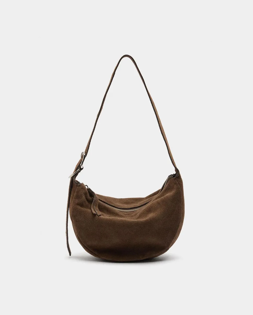 Женская кожаная сумка через плечо в стиле хобо с застежкой-молнией, гладкая Parfois, темно-коричневый
Женская кожаная сумка через плечо в стиле хобо с застежкой-молнией, гладкая Parfois, темно-коричневый