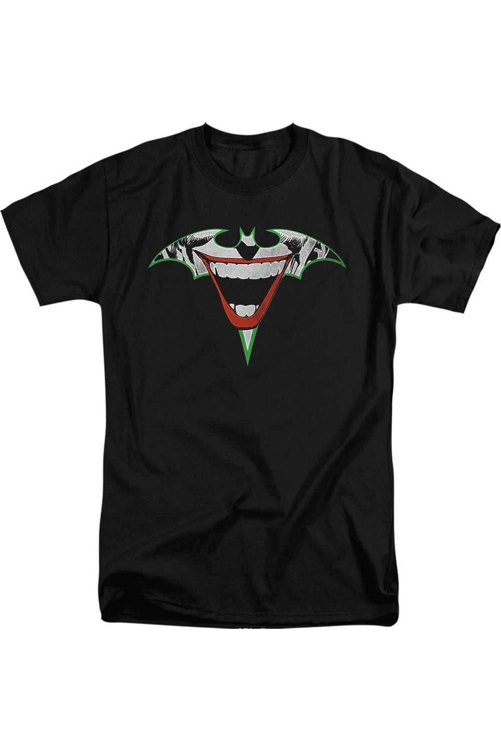 Футболка с коротким рукавом и логотипом Batman Joker Bat для взрослых Gildan, черный 
Футболка с коротким рукавом и логотипом Batman Joker Bat для взрослых Gildan, черный