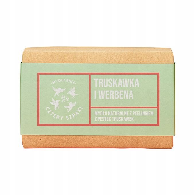 Мыло-пилинг «Клубника и вербена» веганское, натуральное, очищающее Cztery szpaki
Мыло-пилинг «Клубника и вербена» веганское, натуральное, очищающее Cztery szpaki