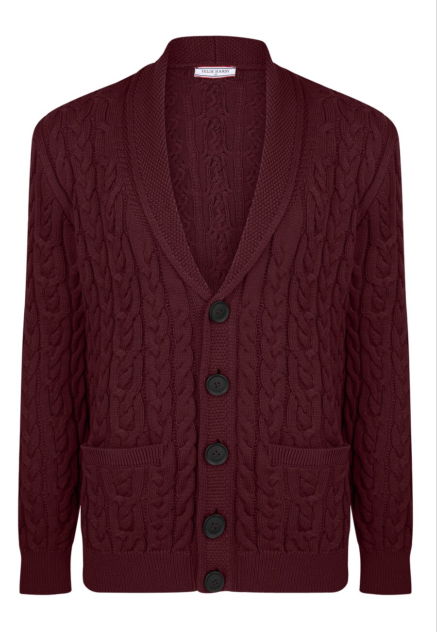 Вязаный кардиган Felix Hardy, бордовый
Вязаный кардиган Felix Hardy, бордовый