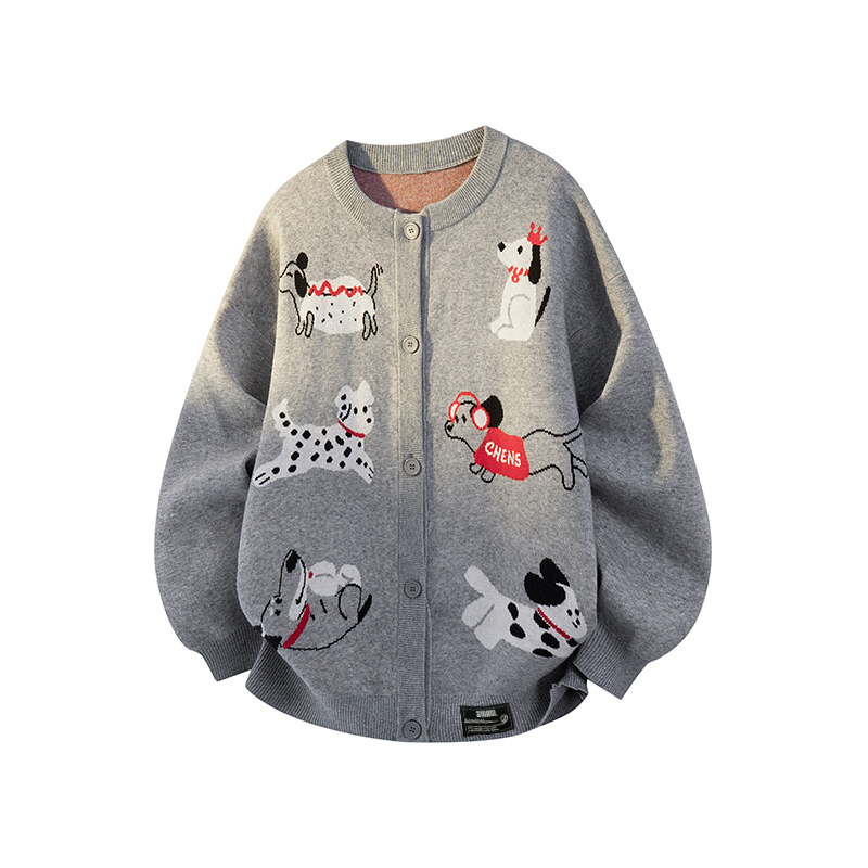 Кардиган Unisex Crew Neck Moderate ZIAREL, серый
Кардиган Unisex Crew Neck Moderate ZIAREL, серый