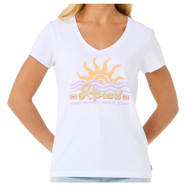 Женская футболка Cala с V-образным вырезом Rip Curl, белый
Женская футболка Cala с V-образным вырезом Rip Curl, белый