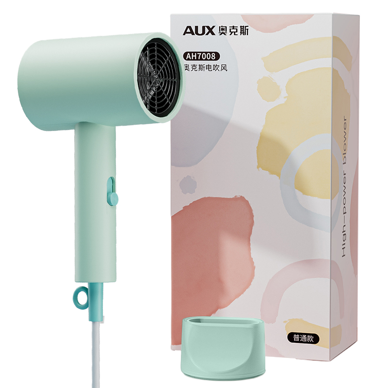 Фен 800Вт с отрицательными ионами для ухода за волосами, светлый тон AH7008S Aux, AH7008S hair dryer (green blue negative ion)
Фен 800Вт с отрицательными ионами для ухода за волосами, светлый тон AH7008S Aux, AH7008S hair dryer (green blue negative ion)