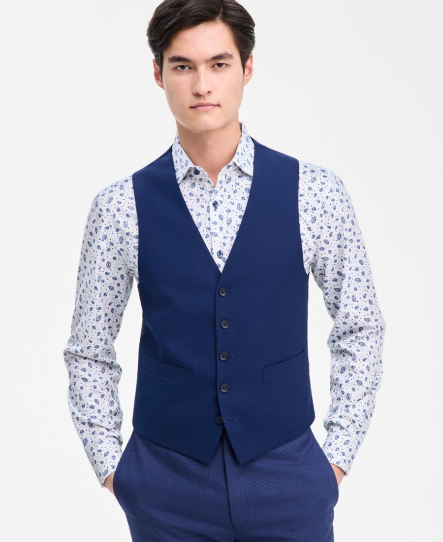 Мужской приталенный костюм Techni-Cole, отдельный жилет Kenneth Cole Reaction, BLUE
Мужской приталенный костюм Techni-Cole, отдельный жилет Kenneth Cole Reaction, BLUE