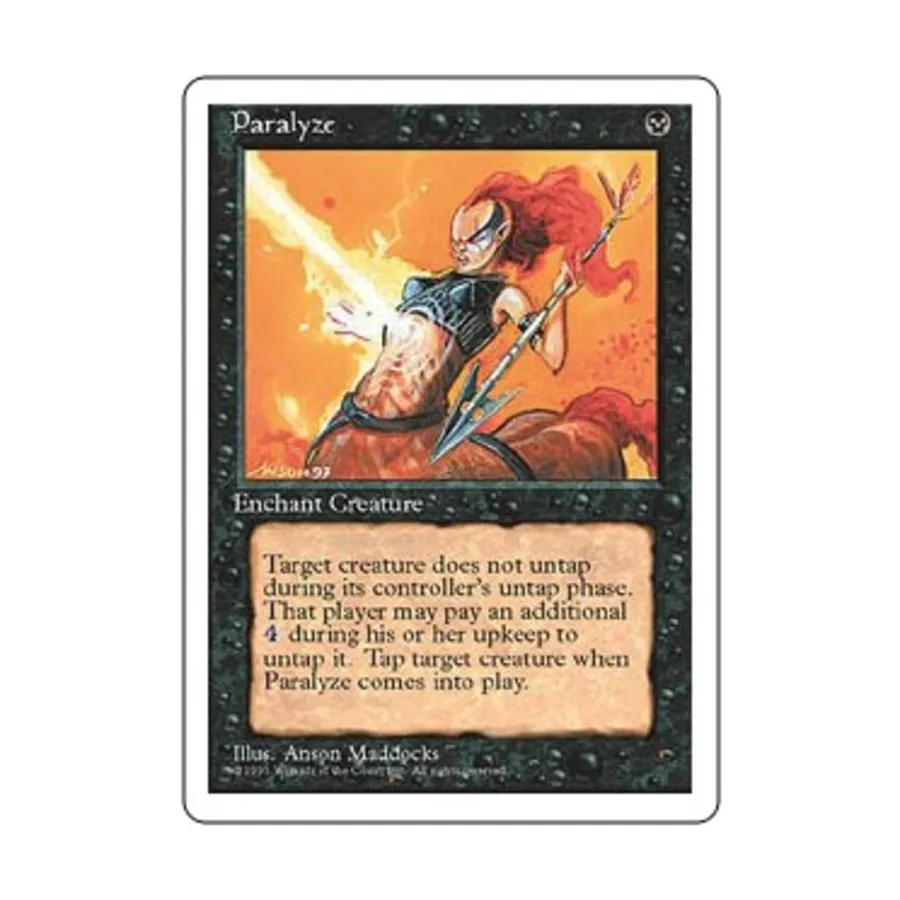 CCG Паралич (С), MTG - 4th Edition
CCG Паралич (С), MTG - 4th Edition