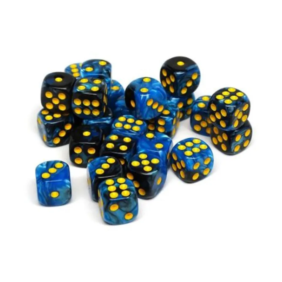 12 мм d6, черно-синий водоворот с желтым (25), Dice - 25 Piece D6 Sets (Easy Roller Dice)
12 мм d6, черно-синий водоворот с желтым (25), Dice - 25 Piece D6 Sets (Easy Roller Dice)
