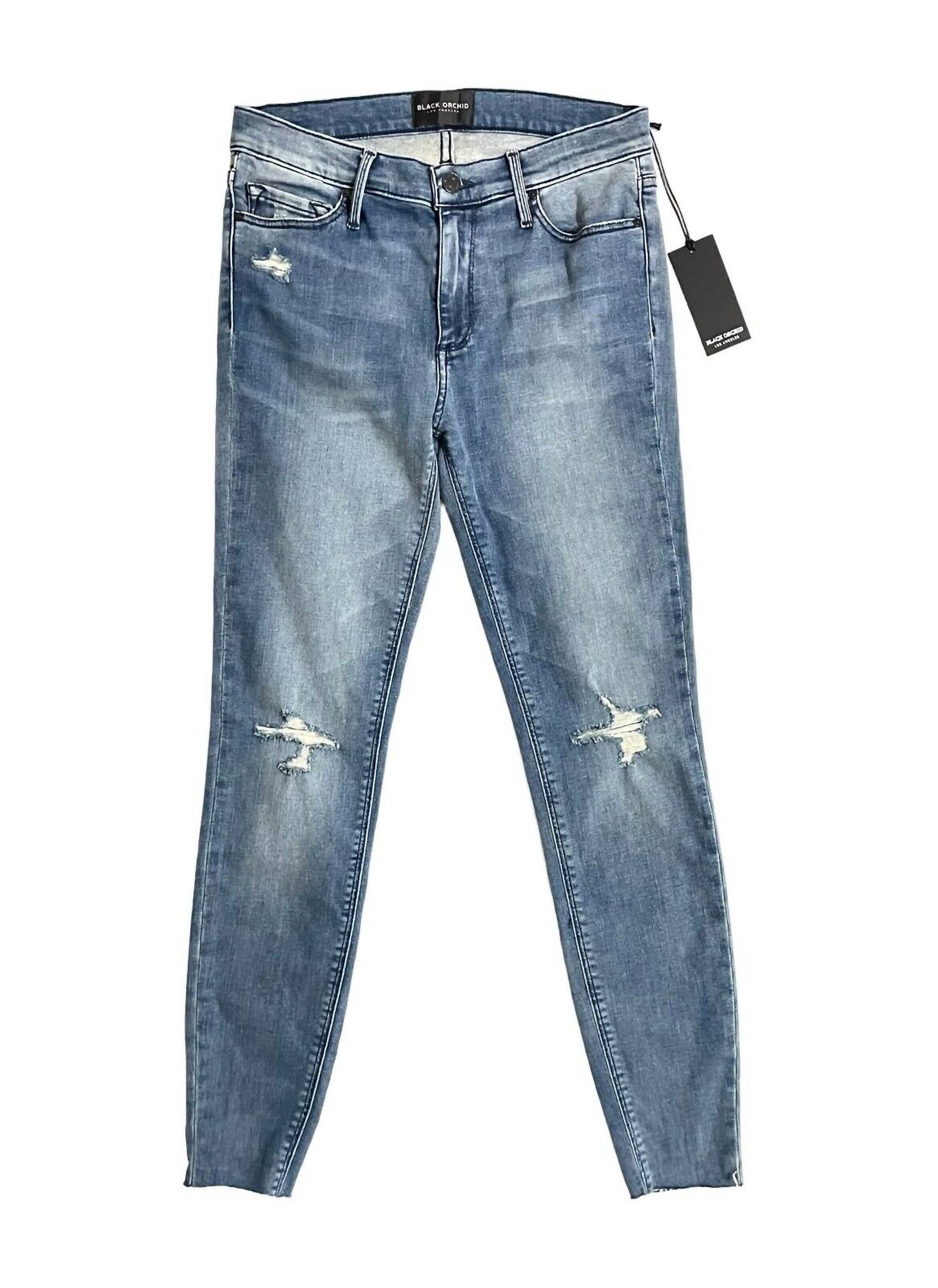 Женские джинсы Noah Ankle Fray Jeans синего цвета Black Orchid
Женские джинсы Noah Ankle Fray Jeans синего цвета Black Orchid