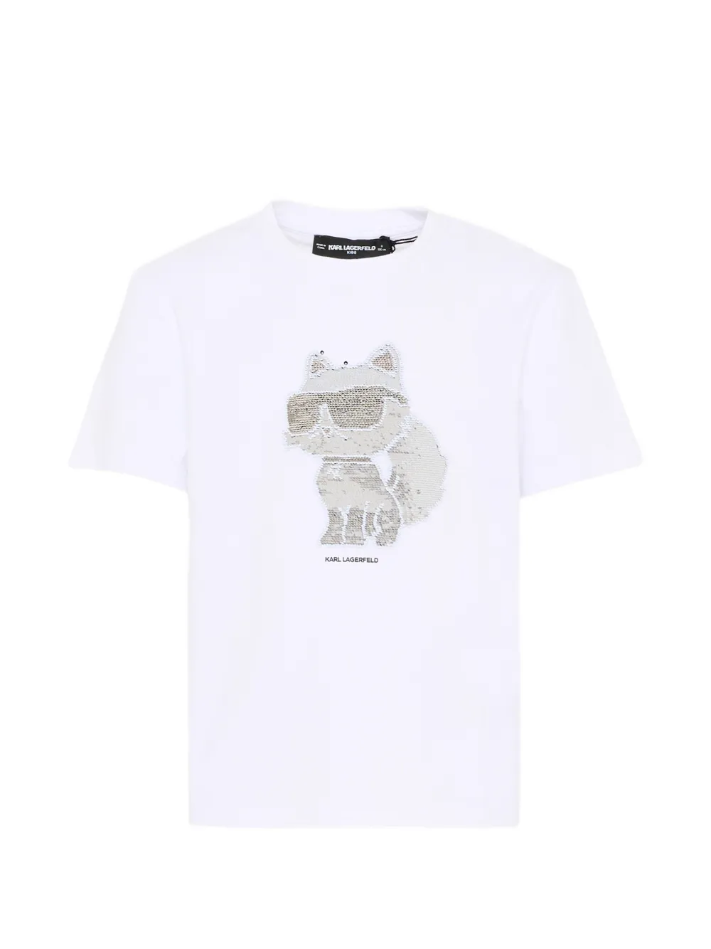 Футболка с пайетками Karl Lagerfeld Kids, белый
Футболка с пайетками Karl Lagerfeld Kids, белый