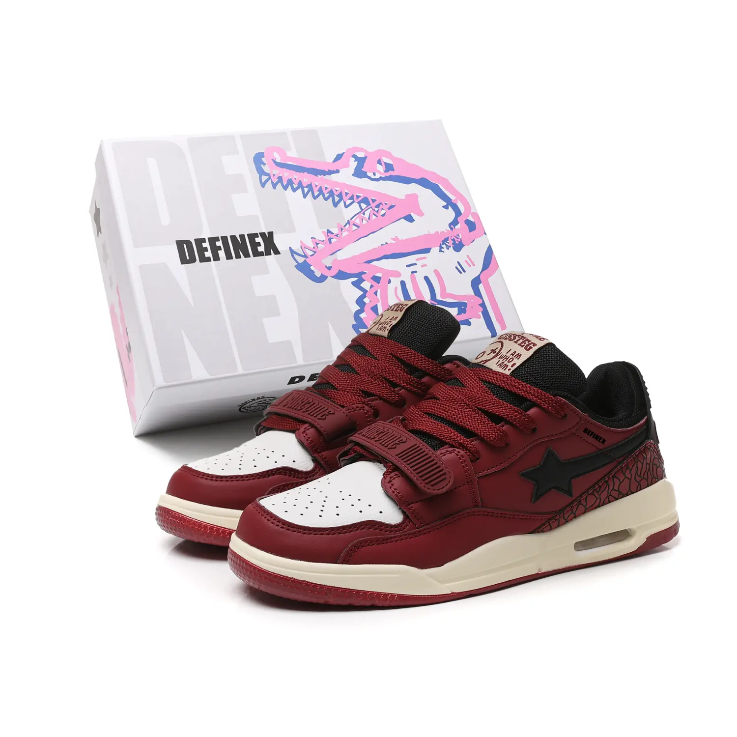 DEFINEX Антискользящие и износостойкие легкие низкие скейтерские кроссовки на платформе унисекс бело-серые, цвет White & Gray
DEFINEX Антискользящие и износостойкие легкие низкие скейтерские кроссовки на платформе унисекс бело-серые, цвет White & Gray