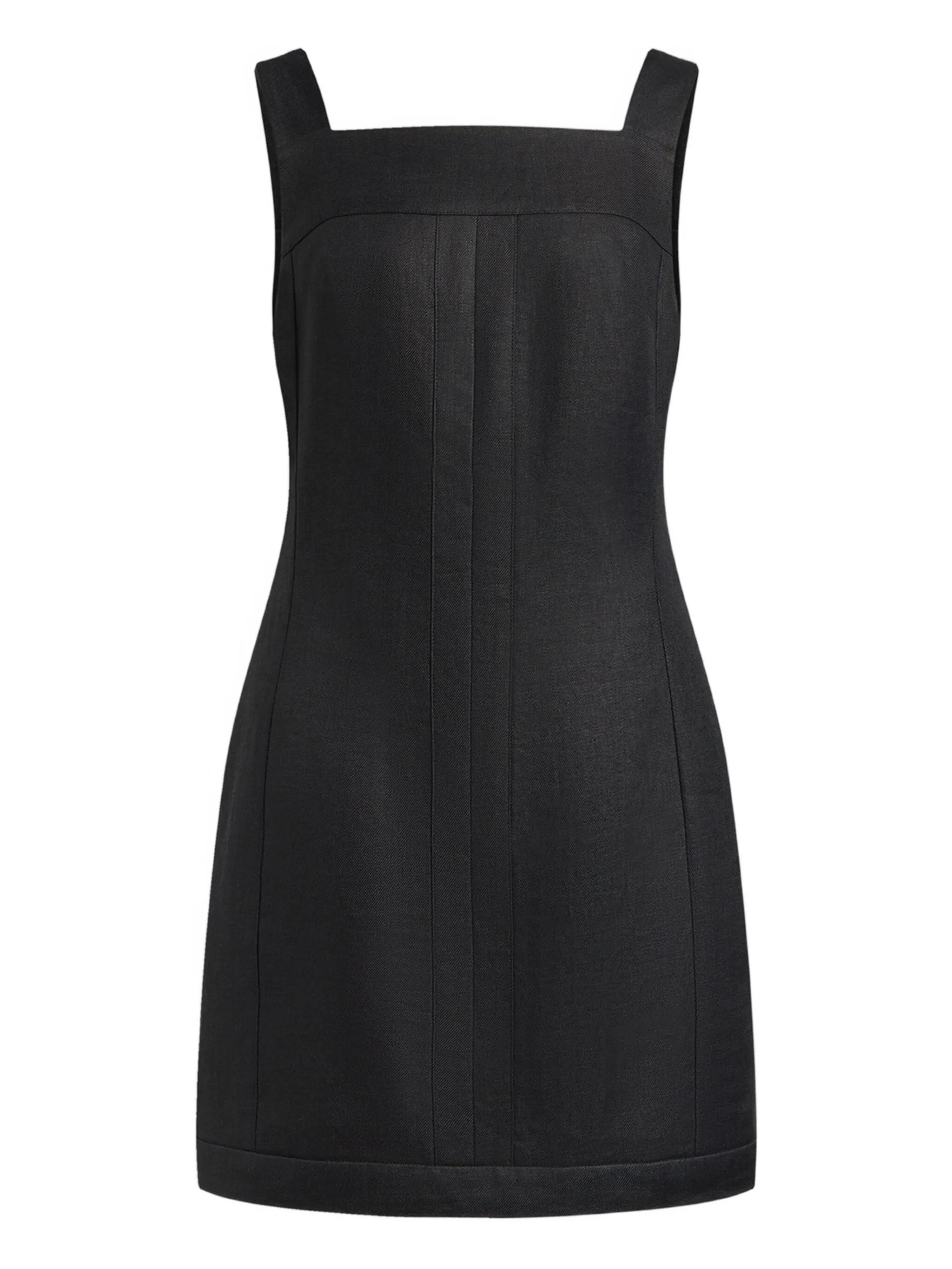 Льняное платье мини с квадратным вырезом 12 Storeez, черный
Льняное платье мини с квадратным вырезом 12 Storeez, черный