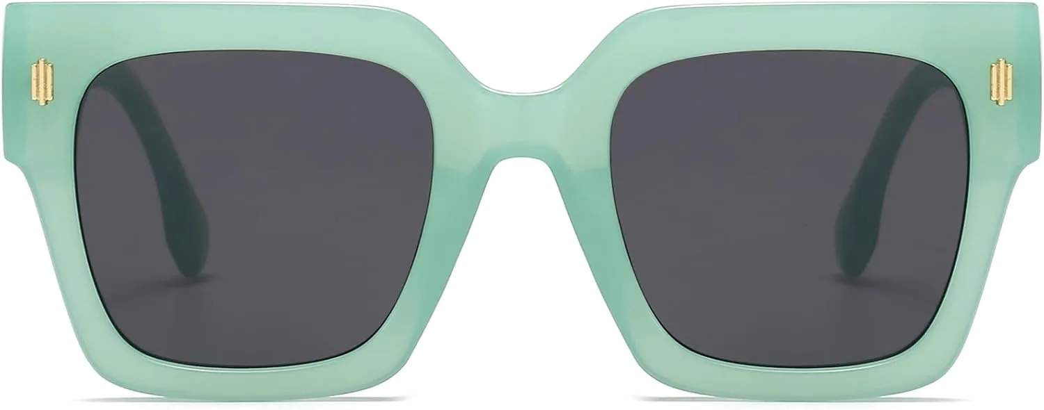 Модные большие квадратные солнцезащитные очки для женщин и мужчин в толстой оправе, черные, с защитой от УФ-излучения UV400 (A9 Зеленый/Серый) ZIMUSUN, A9 Green/Grey
Модные большие квадратные солнцезащитные очки для женщин и мужчин в толстой оправе, черные, с защитой от УФ-излучения UV400 (A9 Зеленый/Серый) ZIMUSUN, A9 Green/Grey