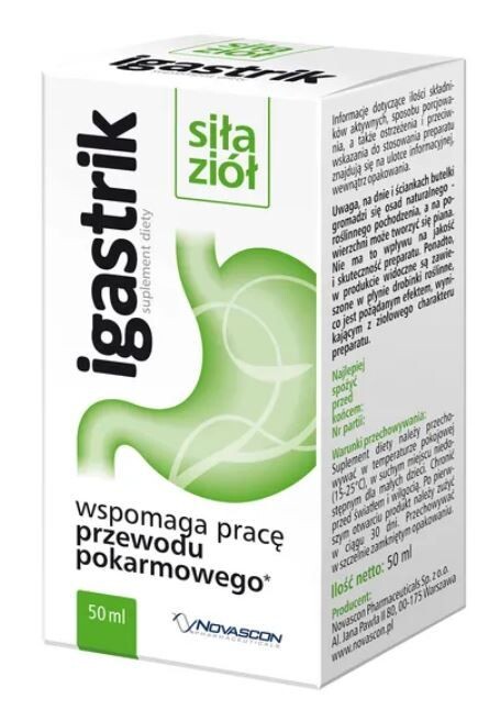 Препарат, поддерживающий пищеварение Igastrik, 50 мл
Препарат, поддерживающий пищеварение Igastrik, 50 мл