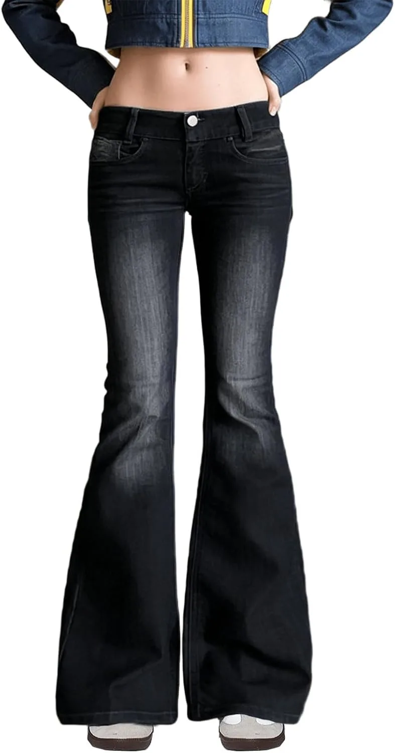 Женские джинсы с низкой посадкой и расклешенным низом stretch denim Djeanxa
Женские джинсы с низкой посадкой и расклешенным низом stretch denim Djeanxa